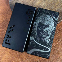 Stainless steel with titanium alloy middle plate Black