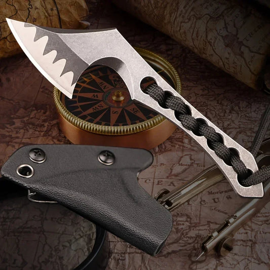 Axehammer : Stainless Steel Mini Tactical Axe Knife