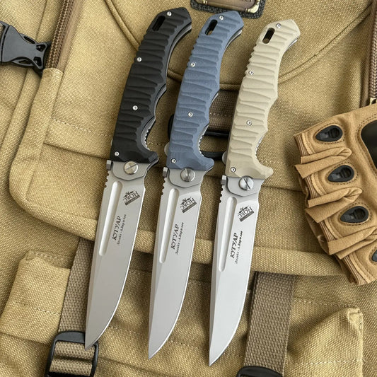 Shadow Ridge D2 Folding Knife – D2 Steel EDC Pocket Tool for Outdoor & Everyday Use