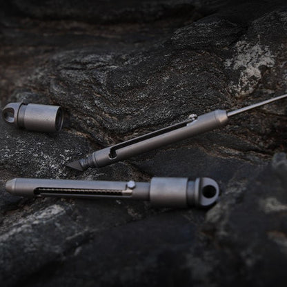The AcePick – Titanium Quick-Release Toothpick & Multi-Tool
