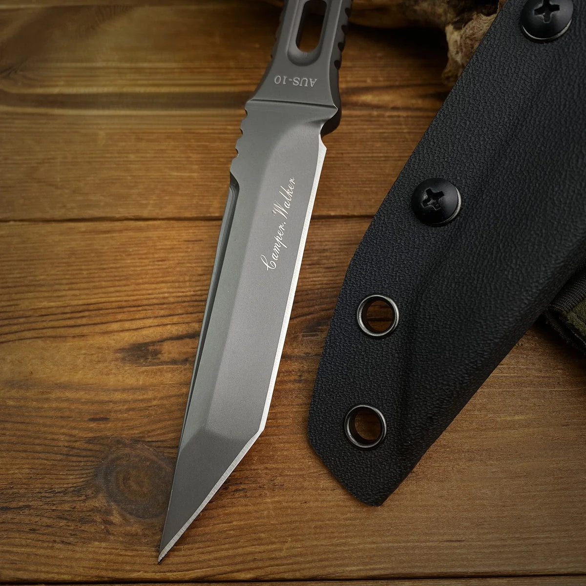 Cressi AUS-10 Fixed Blade Knife – Premium EDC Outdoor Utility Knife
