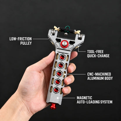 G5 Semi-Auto Skeletonized CNC Aluminum Slingshot