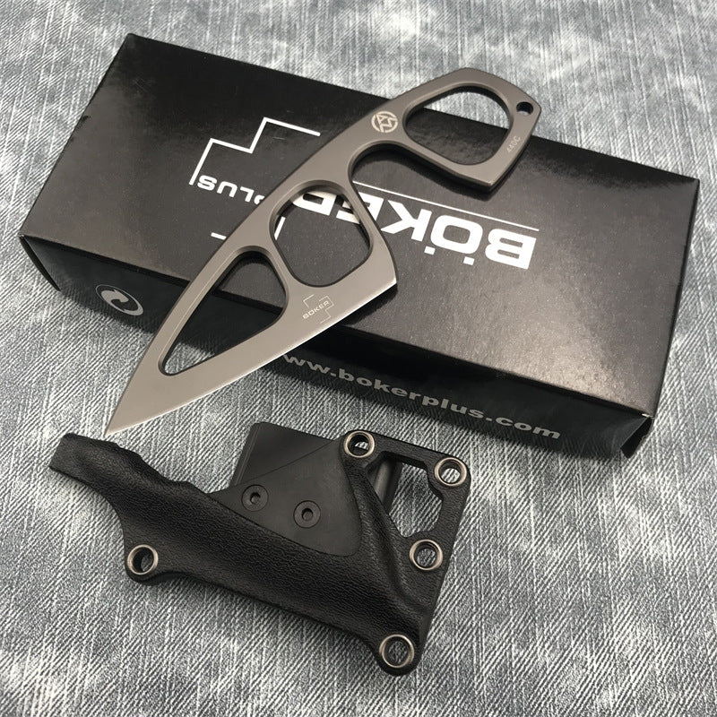 Boker Plus Miltner Adams Knuckle Knife MA-2 Fixed 2.5"Blade