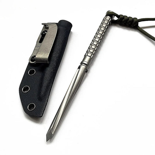 Titanium Tactical Utility EDC Tool with K-Sheath